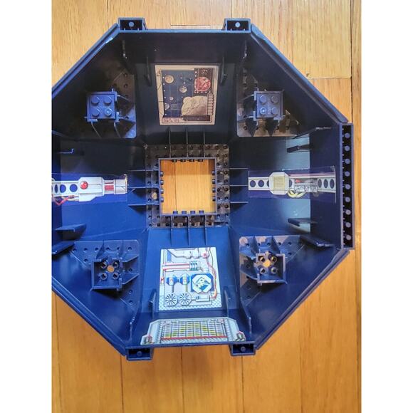 Vintage Mega Bloks Space Ship Station Dome Lot Of 3 Pieces One W/stickers - Picture 2 of 9